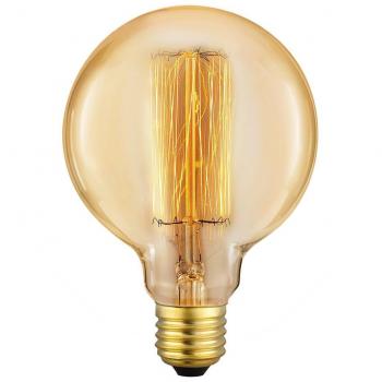 Bombilla LED G125 Vintage Edison Mate E27 40W