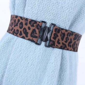 Accessoire élastique grain léopard femmes