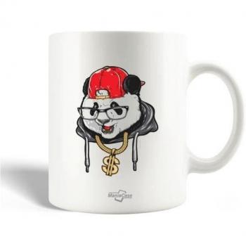 Panda hiphop stijl mok in keramiek