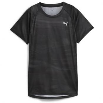 Camisa Deportivo Puma Run Velocity AOP, Manga Corta, Para Mujer
