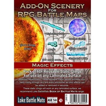 Accessoires Scéniques pour Cartes de RPG : Effets Magiques