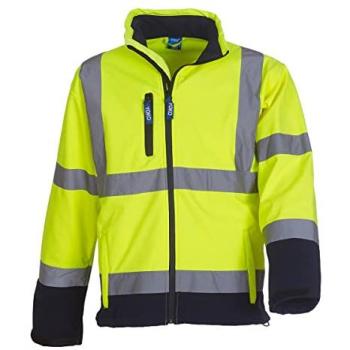 Veste Yoko UVB-2 Homme : Jaune Fluo & Bleu Marine – Code UTBC4393