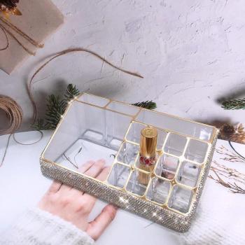 Dressing Table Rhinestone Storage
