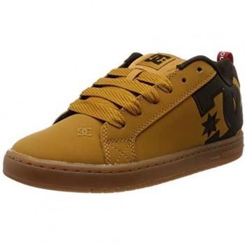 DC Shoes Court Graffik SE Sneaker Beige (Wheat/Turkish Coffee) 45 EU