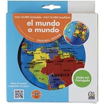 Globo terráqueo 30 cm hinchable