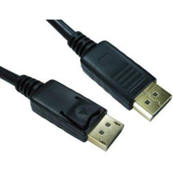 Cable DisplayPort 2m Macho a Macho Negro RS PRO