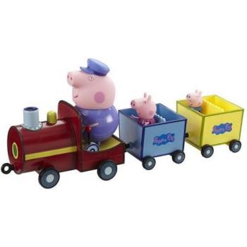 Ensemble Train Papy Pig avec Figurines