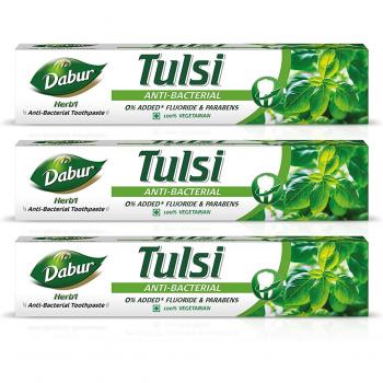 Lot de 3 tubes de dentifrice Dabur Herb'l Tulsi 200 g