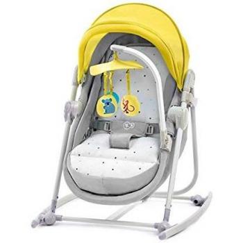 Kinderkraft Sdraietta 5 in 1 UNIMO Altalena con accessori – giallo
