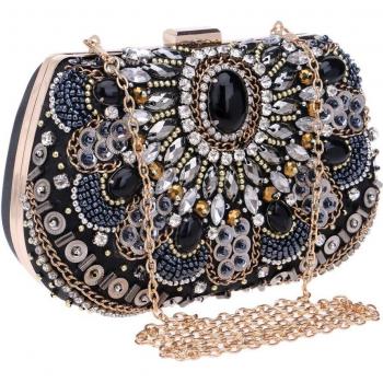 Ladies' Rhinestone Party Clutch