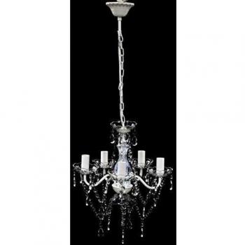 VidaXL 5-Bulb Transparent Chandelier