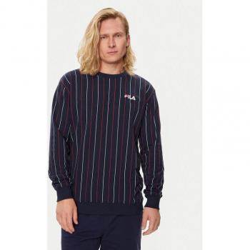 Sudadera FILA Lobito estilo crew en tonos azul, rojo y blanco