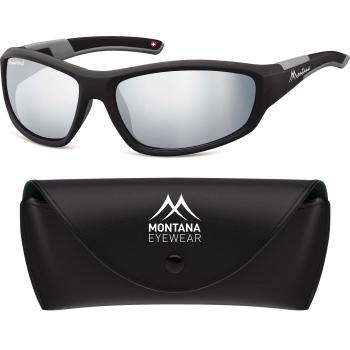 Montana Mens Sunglasses SP311C Black Rubber Revo Silver Mirror Polarized