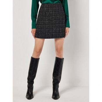 Apricot Karierter Minirock für Frauen
