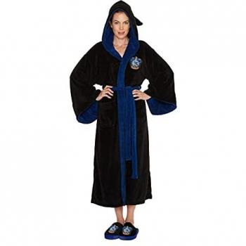 Accappatoio da Spa “Ravenclaw” Nero – Peignoir Femminile per Adulti – Taglia Unica