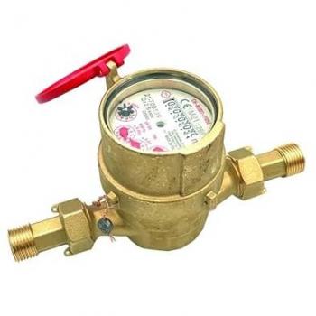 Compteur Ferrari Srl pour eau chaude 1/2 à cadran sec