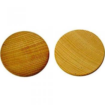 Boutons en bois, 50 mm, lilas de Perse, 50 pièces