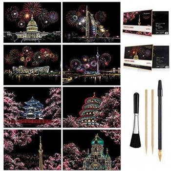 Wbeng Fireworks Scratch Art Paper