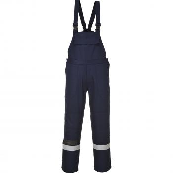 Portwest Bizflame Plus Bib and Brace, Size: S, Colour: Navy