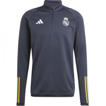 Adidas Real Madrid Halfzip – Sweatshirt bleu à fermeture halfzip