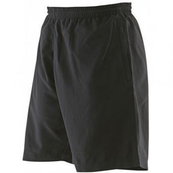 Pantalones Cortos Azul Oscuro de Microfibra para Mujer