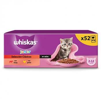 Whiskas Junior Klassik Sortiment 13 Packungen 4 Beutel à 85 g