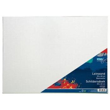 Maltuch‑Keilrahmen 30 x 40 cm – 100 % Baumwolle, für Acrylfarben geeignet