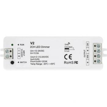 Controller LED CCT a Doppio Canal RF