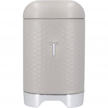Lovello Textured Latte Cream Tea Canister