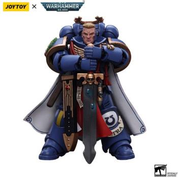 Ultramarines Primaris Captain Action Figure with Power Sword and Plasma Pistol