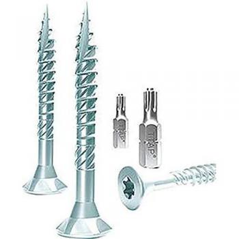 E‑Jet Vis 4,5 × 80 tG Galvanisé Bleu – Engel, Fraisage inclus