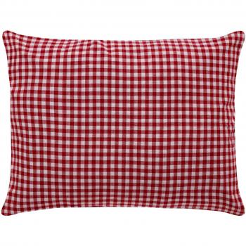 Cuscino Tux Seersucker ERWIN M. Federa 65x100 cm rosso