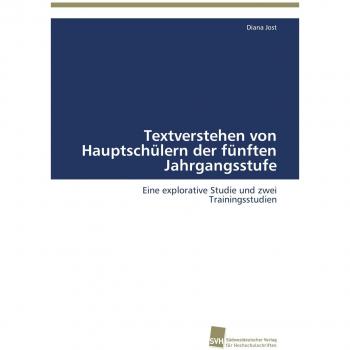 Jost, Diana: Textverstehen von Hauptschülern der fünften Jahrgangsstufe