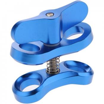 Bracelet de fixation pour lampe de poche avec connecteur de boule de plongée