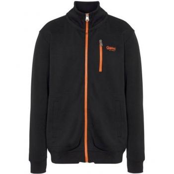 Man’s World Casual Sweater – Kontrastverschluss, Langarm, Rippbündchen, Herren