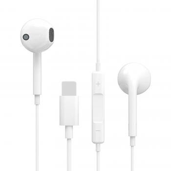 VolumeMax White Wired Earbud Set – HiFi Quality