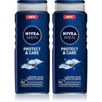 NIVEA MEN Gel Doccia per Viso, Corpo e Capelli 2 x 500 ml