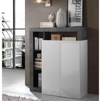 Credenza TOSCOHOME White Shine 108x127 H