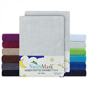 NatureMark Spannbettlaken aus 80% Baumwolle