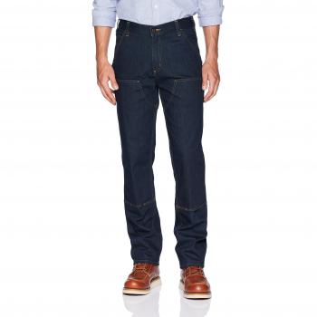Jean Carhartt Rugged Flex Double Front Dungaree Bleu Taille 34