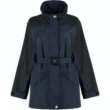 Prada Women's Techno Fabric Jacket with Detachable Belt Blue Size S Model 29X133S23213GS Color F0AI7