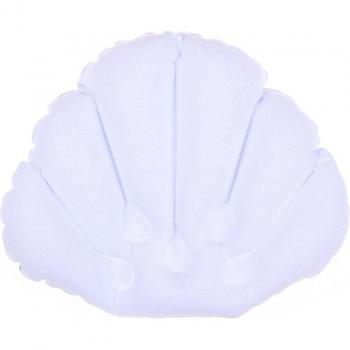Coussin de bain doux pour le cou en forme de coquillage