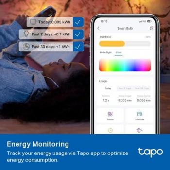TP-LINK Tapo L535B Multicolor Smart Wi-Fi Light Bulb (B22, A60)