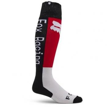 Chaussettes de Motocross FOX 180 Lean S Blanc Rouge