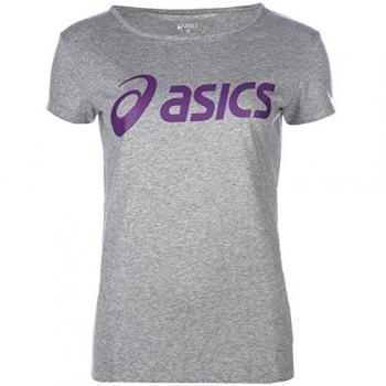 Casual Grey Sport Logo T-Shirt for Women