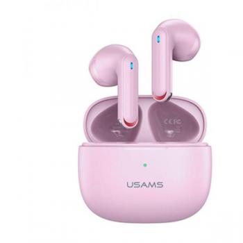 Usams S?uchawki Bluetooth 5.2 TWS NX10 Series Dual mic roses/pink