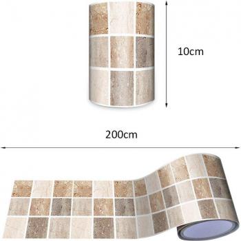 Funlife® Self-Adhesive Marble Mosaic for Bathroom