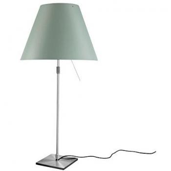 Costanza Sichtgrün Teleskoptisch mit Dimmer – Aluminium (110 × 40 cm)