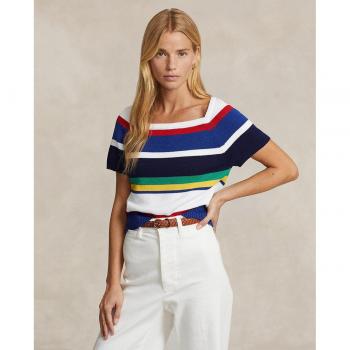 POLO RALPH LAUREN Damen Rundhalspullover bunt | M