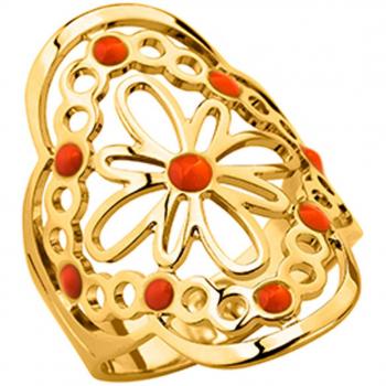 Bague 'Carmen' Placcato Oro Arancione